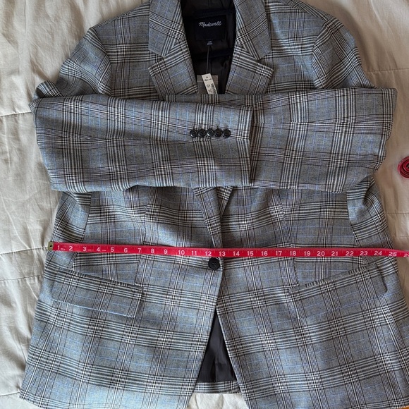 Madewell Women’s Plaid Blazer - Picture 6 of 8